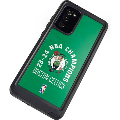 2024 NBA Champions Boston Celtics Galaxy Note20 5G Waterproof Case