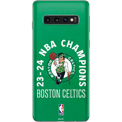 2024 NBA Champions Boston Celtics Galaxy S10 Skin