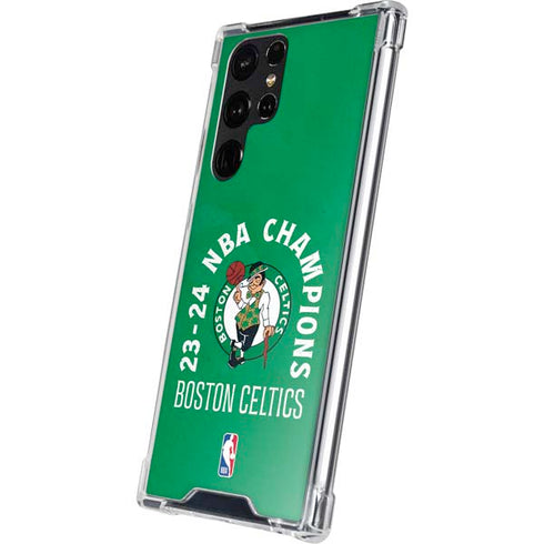 2024 NBA Champions Boston Celtics Galaxy S23 Ultra Clear Case