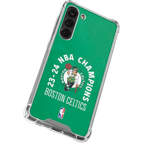 2024 NBA Champions Boston Celtics Galaxy S24 FE Clear Case