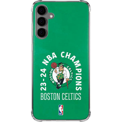 2024 NBA Champions Boston Celtics Galaxy S24 Plus Clear Case