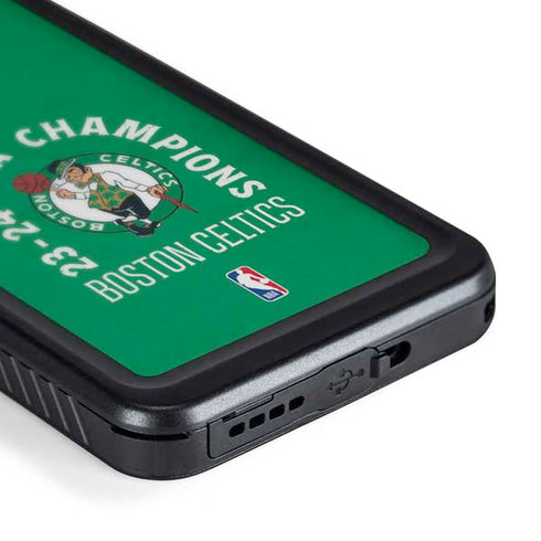 2024 NBA Champions Boston Celtics Galaxy S24 Plus Waterproof Case