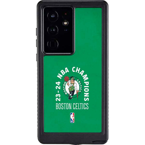 2024 NBA Champions Boston Celtics Galaxy S24 Ultra Waterproof Case