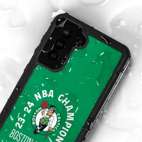2024 NBA Champions Boston Celtics Galaxy S24 Waterproof Case