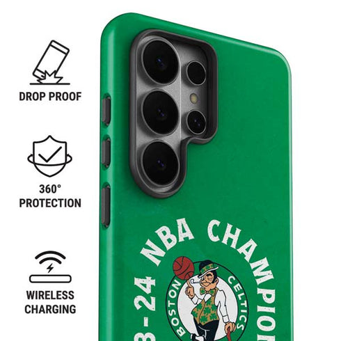 2024 NBA Champions Boston Celtics Galaxy S26 Ultra Impact Case