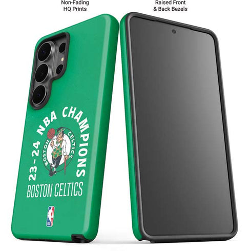 2024 NBA Champions Boston Celtics Galaxy S26 Ultra Impact Case