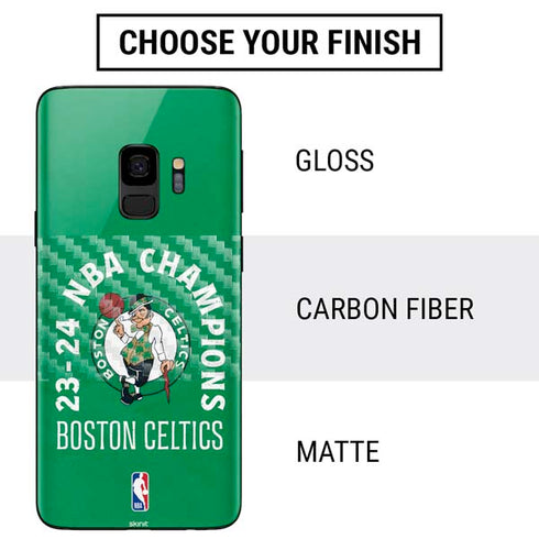 2024 NBA Champions Boston Celtics Galaxy S9 Skin