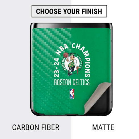 2024 NBA Champions Boston Celtics Galaxy Z Flip Skin