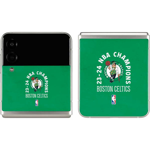 2024 NBA Champions Boston Celtics Galaxy Z Flip3 5G Skin