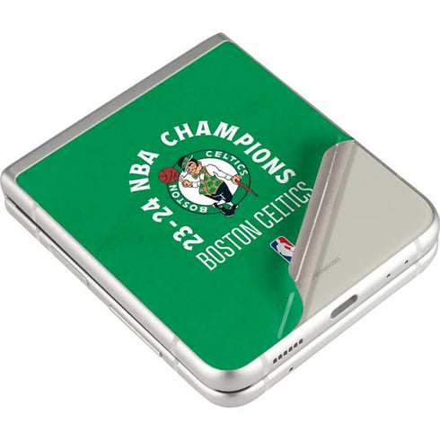2024 NBA Champions Boston Celtics Galaxy Z Flip3 5G Skin