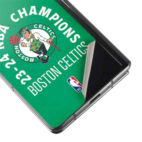 2024 NBA Champions Boston Celtics Galaxy Z Fold2 5G Skin