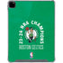 2024 NBA Champions Boston Celtics iPad Pro 12.9in (2020) Clear Case