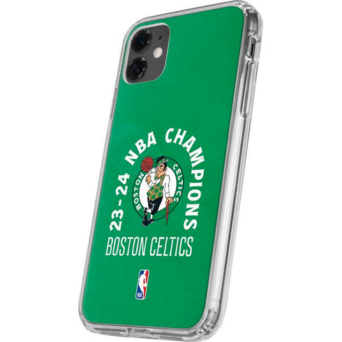 2024 NBA Champions Boston Celtics iPhone 11 Clear Case