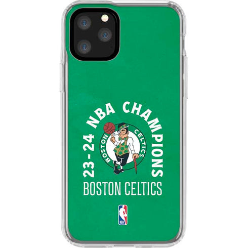 2024 NBA Champions Boston Celtics iPhone 11 Pro Clear Case