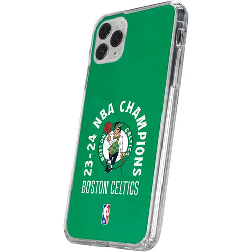 2024 NBA Champions Boston Celtics iPhone 11 Pro Clear Case