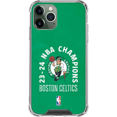 2024 NBA Champions Boston Celtics iPhone 11 Pro Max Clear Case