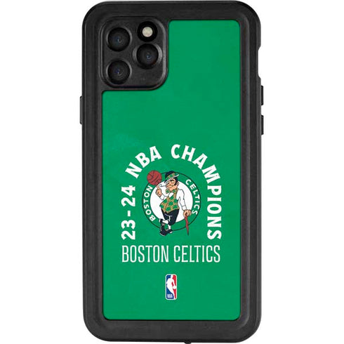 2024 NBA Champions Boston Celtics iPhone 11 Pro Waterproof Case
