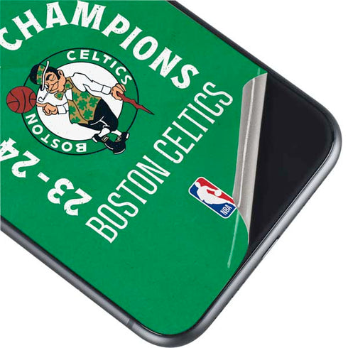 2024 NBA Champions Boston Celtics iPhone 11 Skin