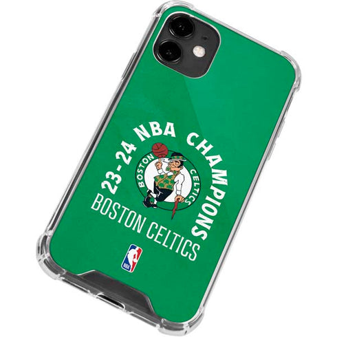 2024 NBA Champions Boston Celtics iPhone 12 Clear Case