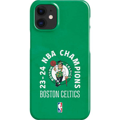 2024 NBA Champions Boston Celtics iPhone 12 Mini Lite Case