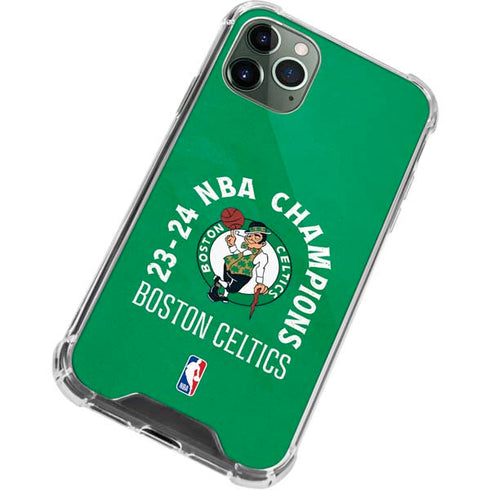 2024 NBA Champions Boston Celtics iPhone 12 Pro Clear Case