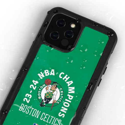 2024 NBA Champions Boston Celtics iPhone 12 Pro Waterproof Case