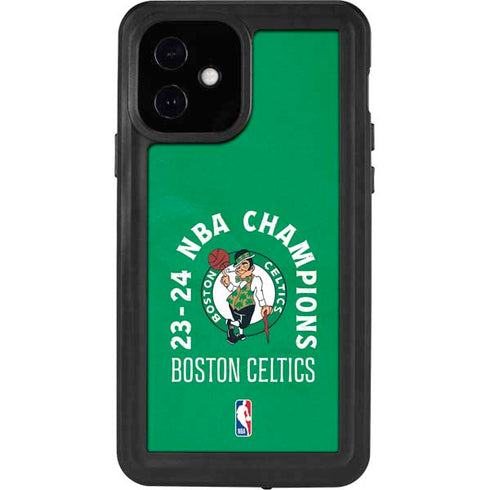 2024 NBA Champions Boston Celtics iPhone 12 Waterproof Case