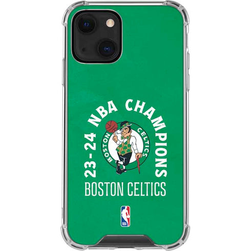 2024 NBA Champions Boston Celtics iPhone 13 Mini Clear Case
