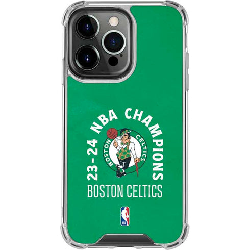 2024 NBA Champions Boston Celtics iPhone 13 Pro Clear Case