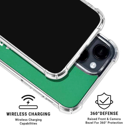 2024 NBA Champions Boston Celtics iPhone 14 Plus Clear Case
