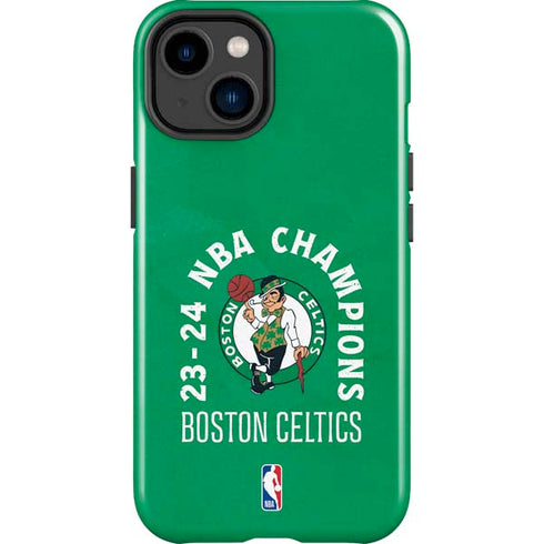 2024 NBA Champions Boston Celtics iPhone 14 Plus Impact Case