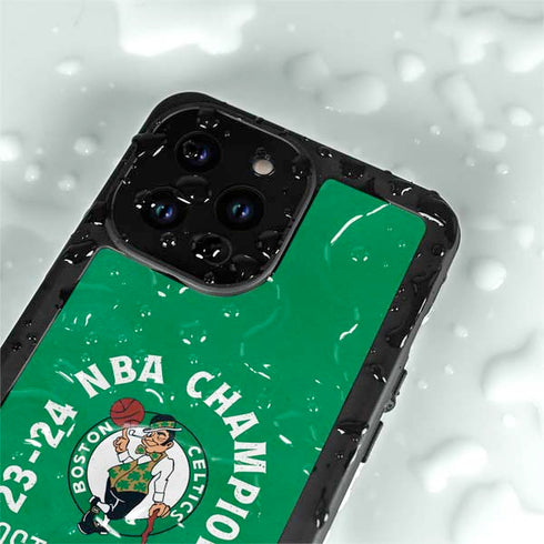 2024 NBA Champions Boston Celtics iPhone 14 Pro Max Waterproof Case