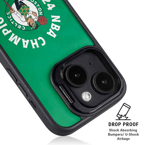 2024 NBA Champions Boston Celtics iPhone 15 Plus Kickstand Case