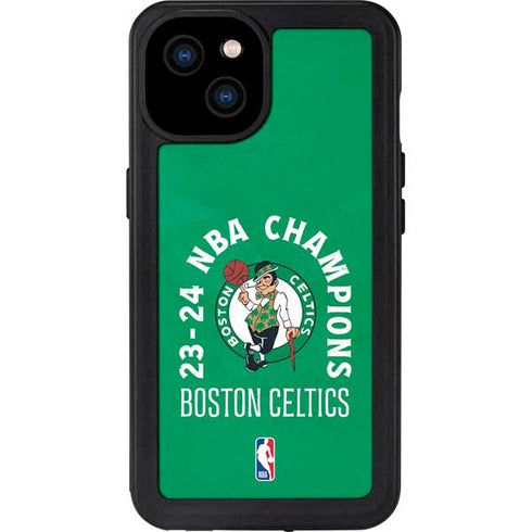 2024 NBA Champions Boston Celtics iPhone 15 Plus Waterproof Case