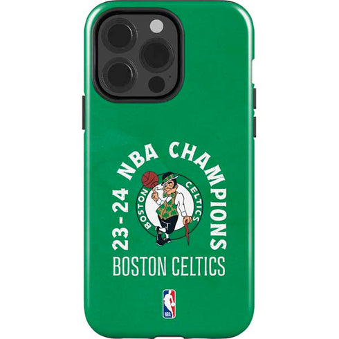2024 NBA Champions Boston Celtics iPhone 15 Pro Impact Case