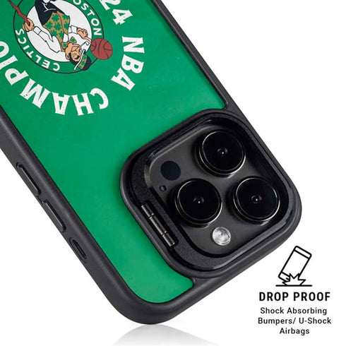 2024 NBA Champions Boston Celtics iPhone 15 Pro Max Kickstand Case