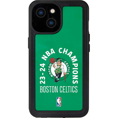 2024 NBA Champions Boston Celtics iPhone 15 Waterproof Case