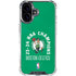 2024 NBA Champions Boston Celtics iPhone 16 Clear Case