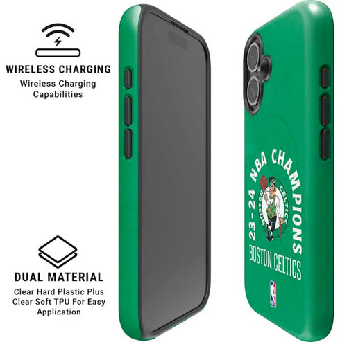 2024 NBA Champions Boston Celtics iPhone 16 Magsafe Impact Case