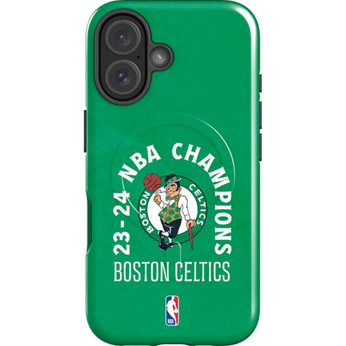 2024 NBA Champions Boston Celtics iPhone 16 Plus Magsafe Impact Case