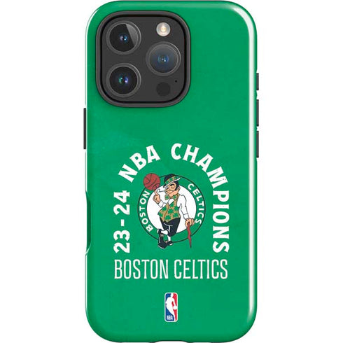 2024 NBA Champions Boston Celtics iPhone 16 Pro Impact Case