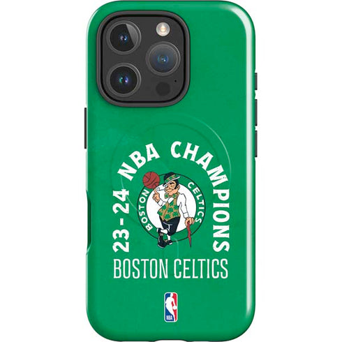 2024 NBA Champions Boston Celtics iPhone 16 Pro Magsafe Impact Case