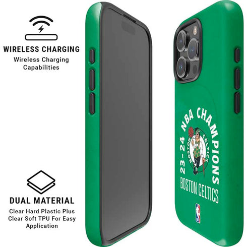 2024 NBA Champions Boston Celtics iPhone 16 Pro Magsafe Impact Case