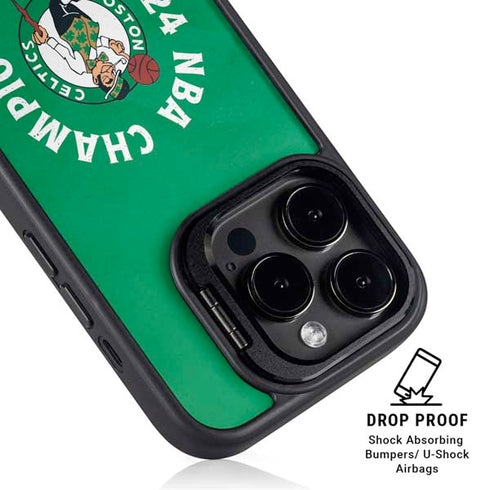 2024 NBA Champions Boston Celtics iPhone 16 Pro Max Kickstand Case