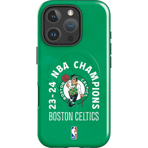 2024 NBA Champions Boston Celtics iPhone 16 Pro Max Magsafe Impact Case