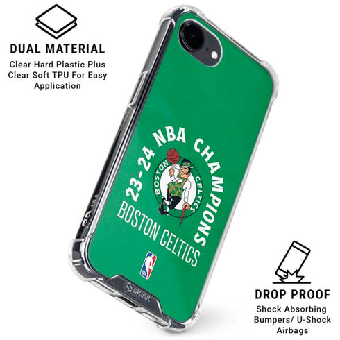 2024 NBA Champions Boston Celtics iPhone 16e Clear Case
