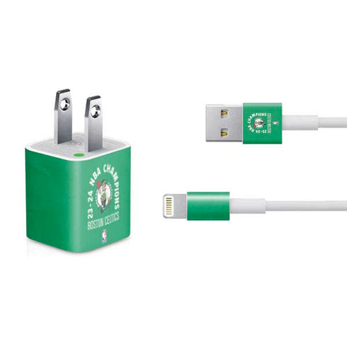 2024 NBA Champions Boston Celtics iPhone Charger (5W USB) Skin