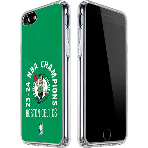 2024 NBA Champions Boston Celtics iPhone SE (2nd & 3rd Gen) Clear Case