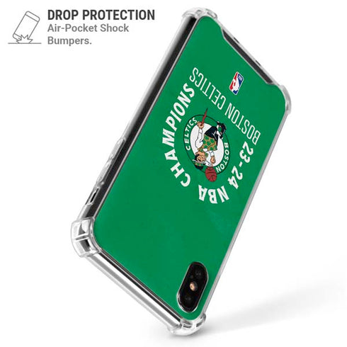 2024 NBA Champions Boston Celtics iPhone XS Max Clear Case