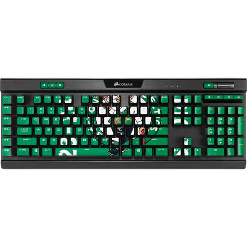 2024 NBA Champions Boston Celtics K95 RGB PLATINUM Mechanical Gaming Keyboard Skin